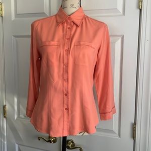 Anna and Franck 100% silk buttons down shirt